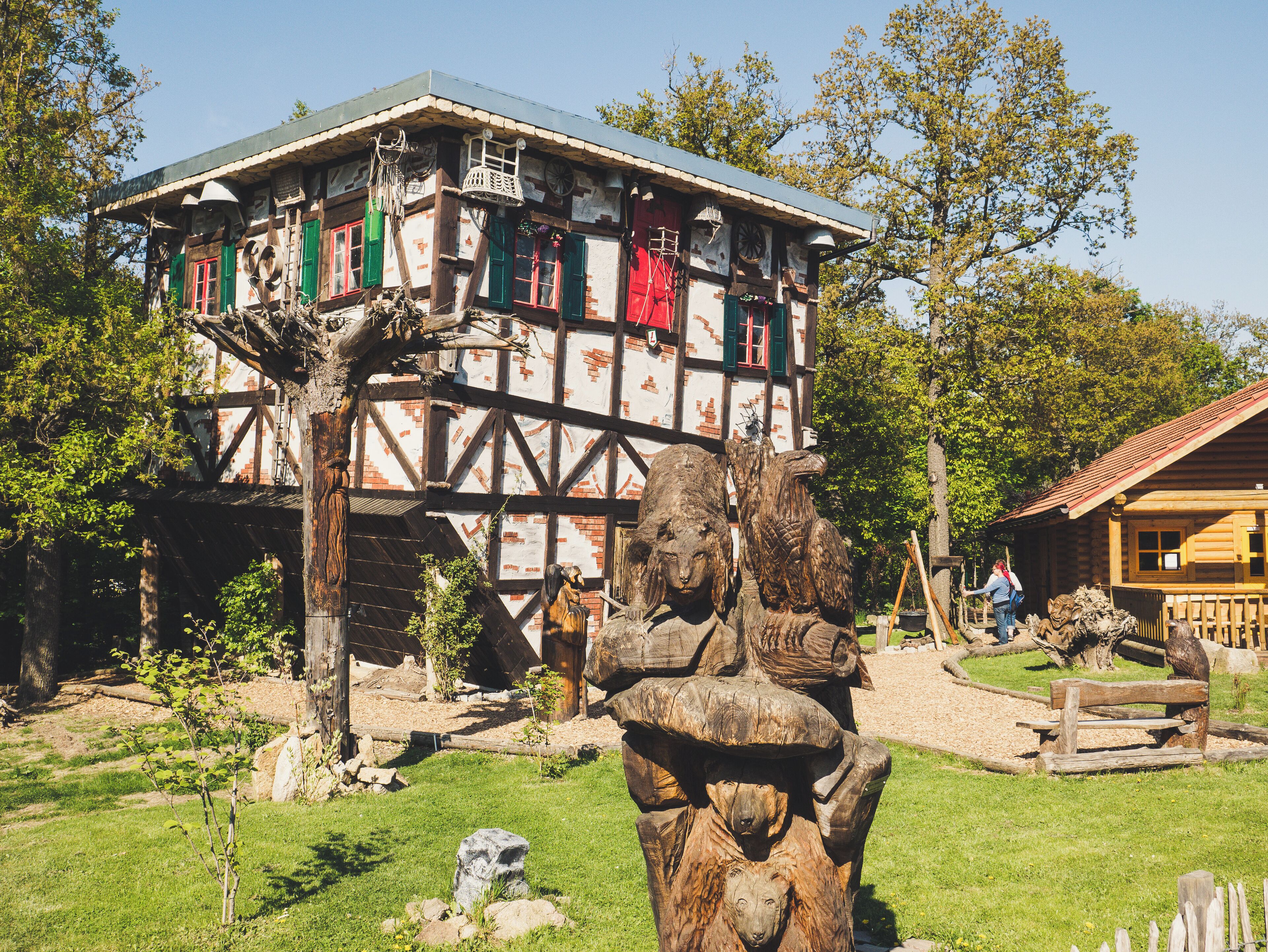 A whitches house at the Hexentanzplatz.