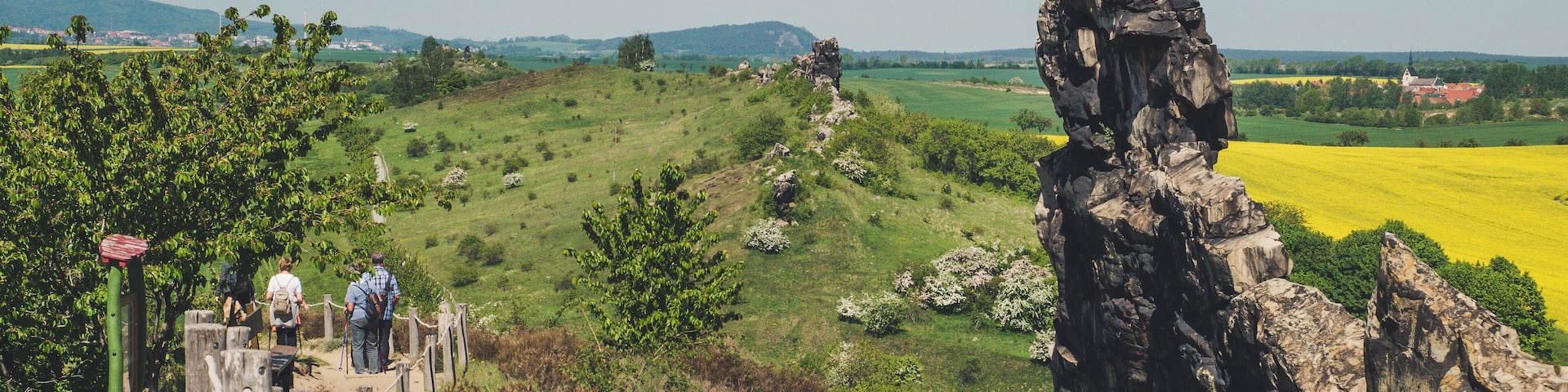 The Königstein as one part of the Teufelsmauer.