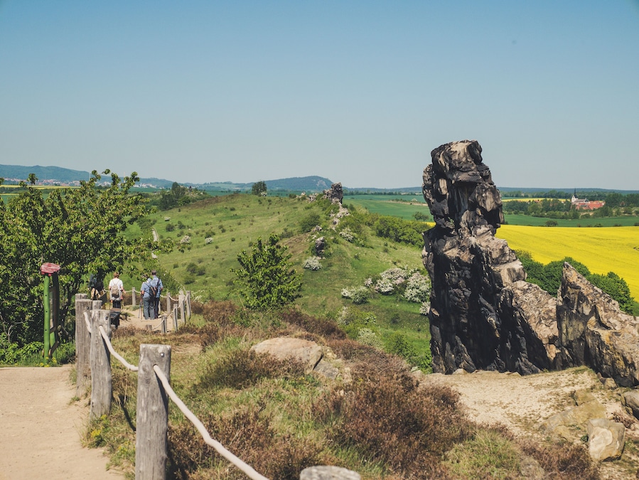 The Königstein as one part of the Teufelsmauer.