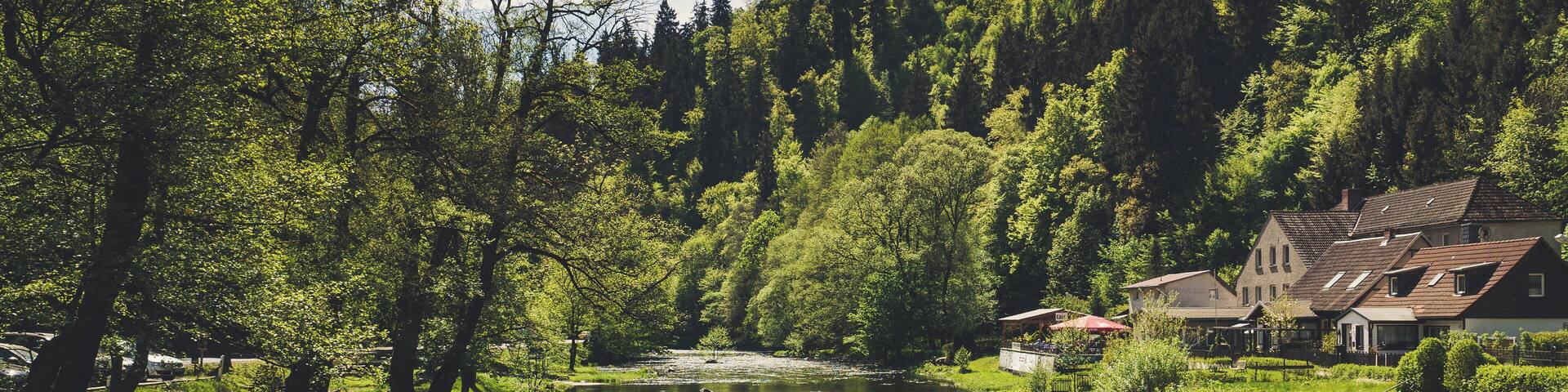 The River Bode, named after the giant Bodo, close to Treseburg (Harz).