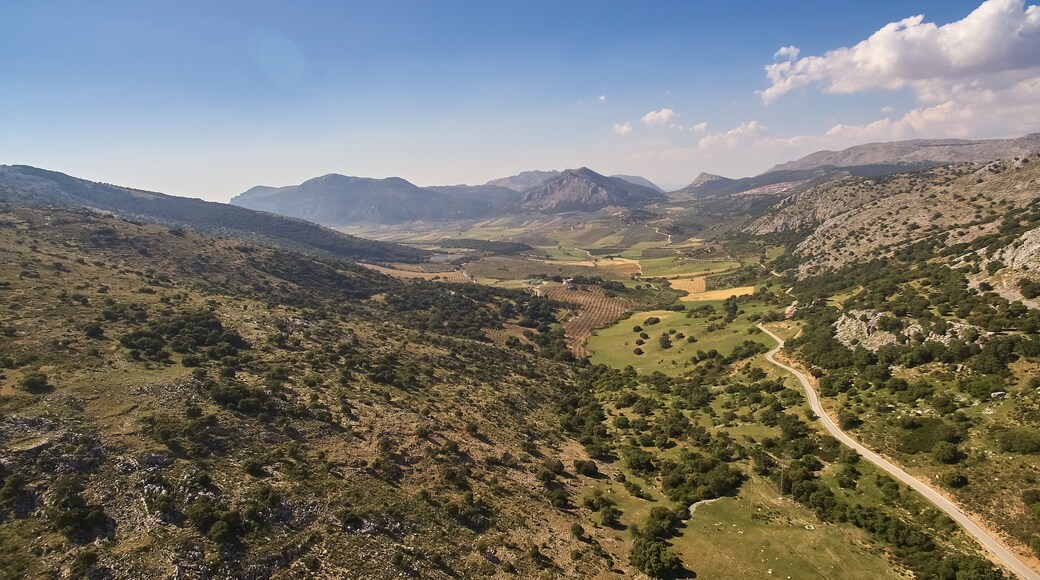 Puerto del Sol in the Axarquia, between Periana and Alfarnate in Malaga, Spain