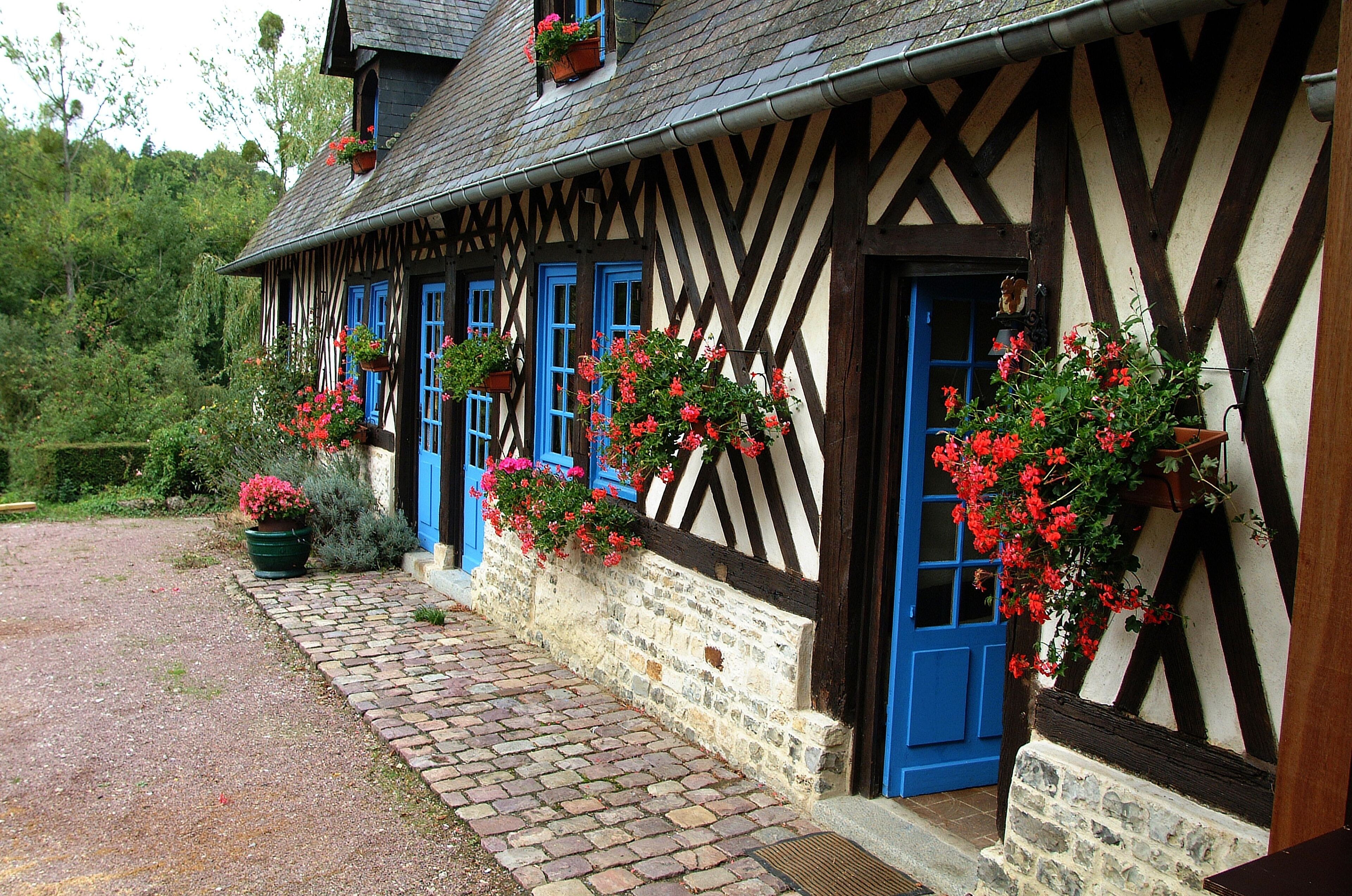 Half-timbered House in Normandy near Lisieux