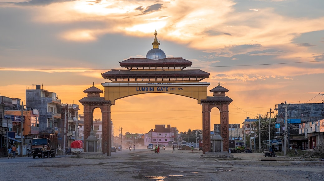 Lumbini Gate at Bhairahawa, Nepal.