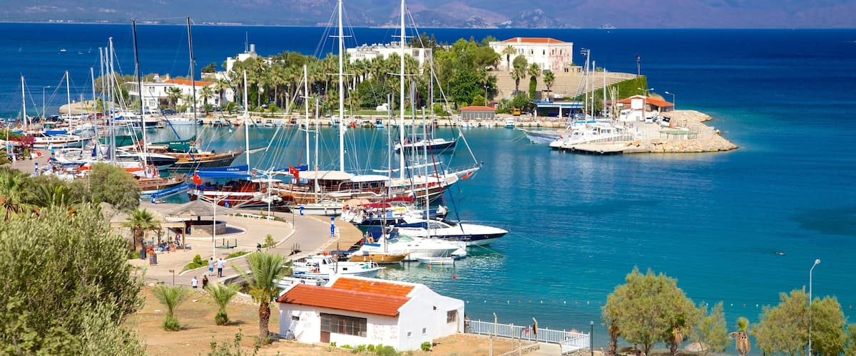 Datca Ferry Port which includes a marina
