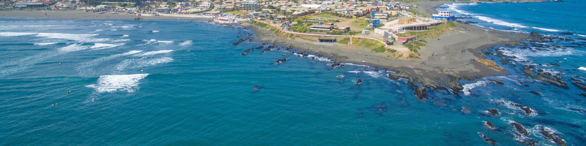 View of Pichilemu aerial