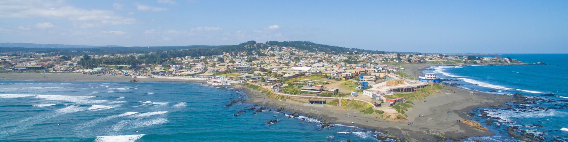 View of Pichilemu aerial