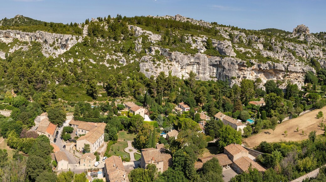 View of a typical French village, taken from Les Beaux de Provence
