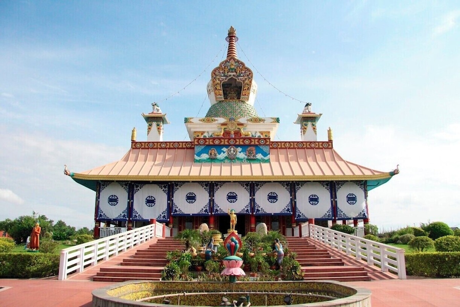 The German temple in Lumbini, there are several different temples along the main strip, this one was particularly beautiful on the inside but sadly no photos were allowed.
#architecture