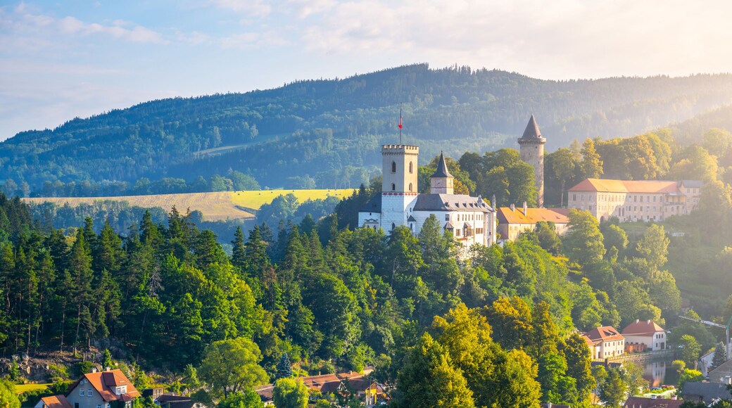 Rozmberk - romantic castle in South Bohemia