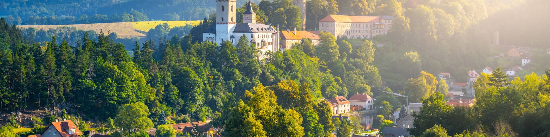 Rozmberk - romantic castle in South Bohemia