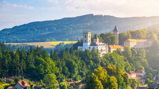Rozmberk - romantic castle in South Bohemia
