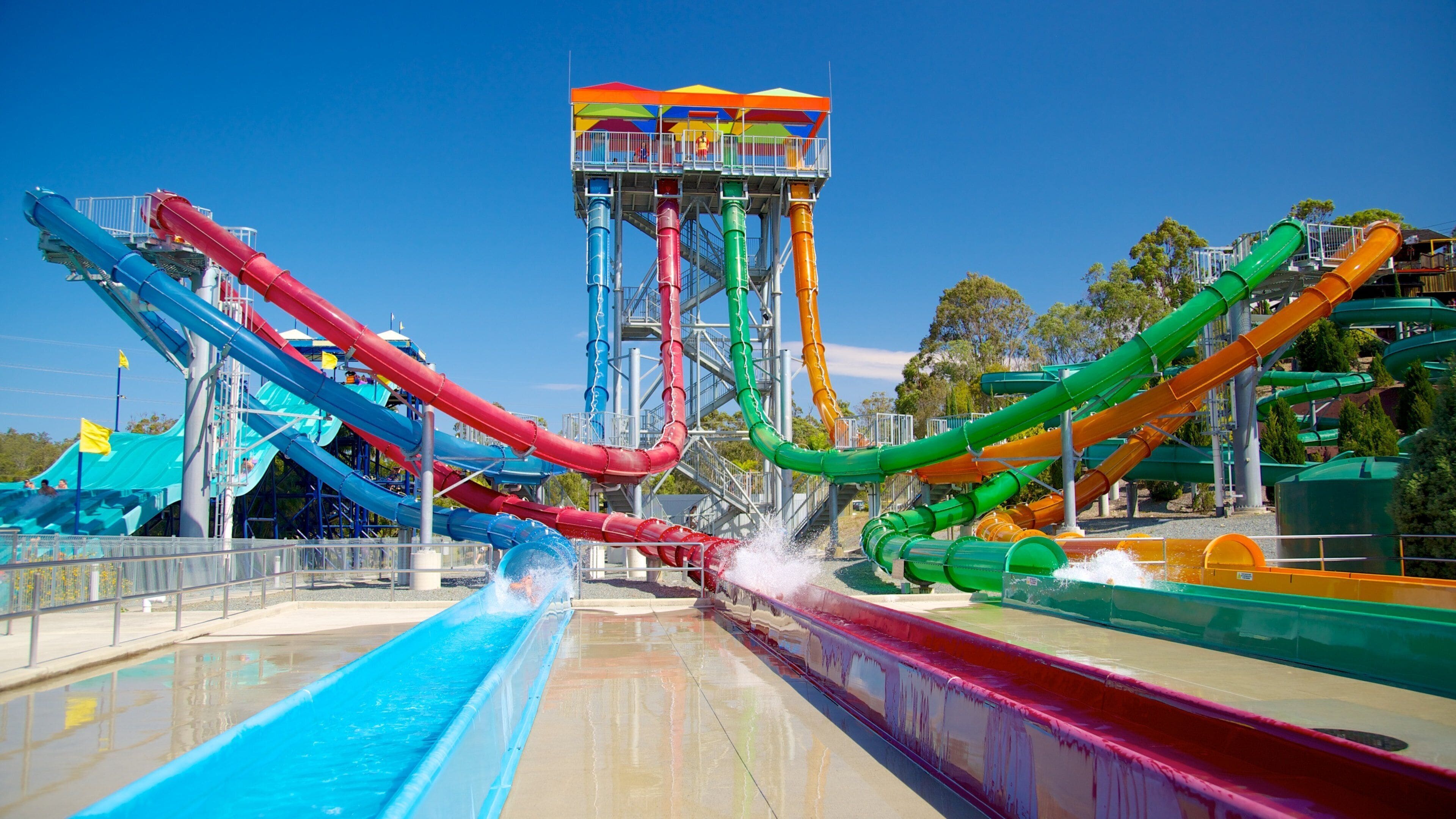 Gold Coast Hinterland which includes a waterpark
