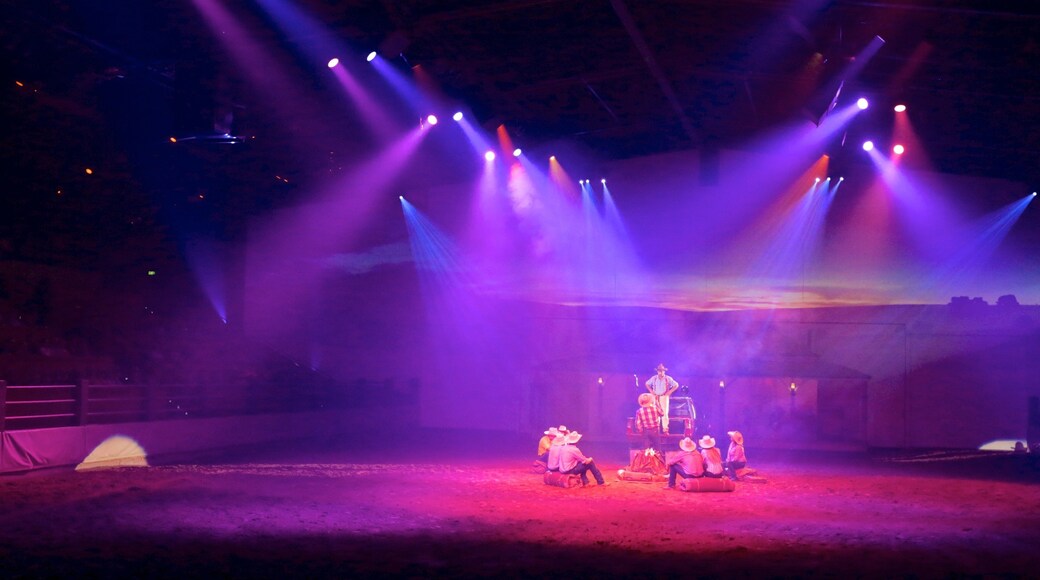 Australian Outback Spectacular showing interior views and performance art