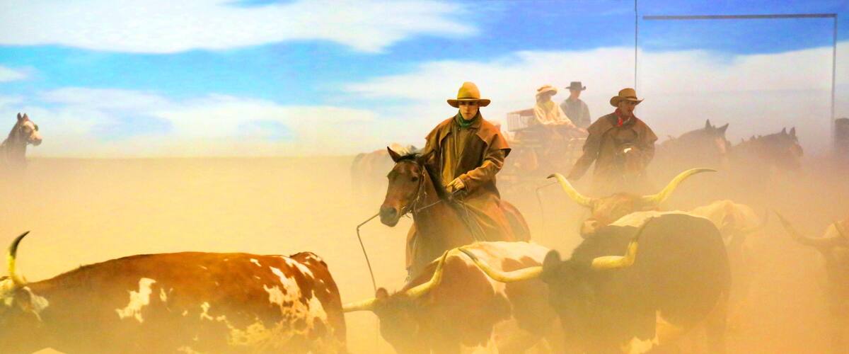 Australian Outback Spectacular mit einem Performance-Kunst, Reiten und Landtiere
