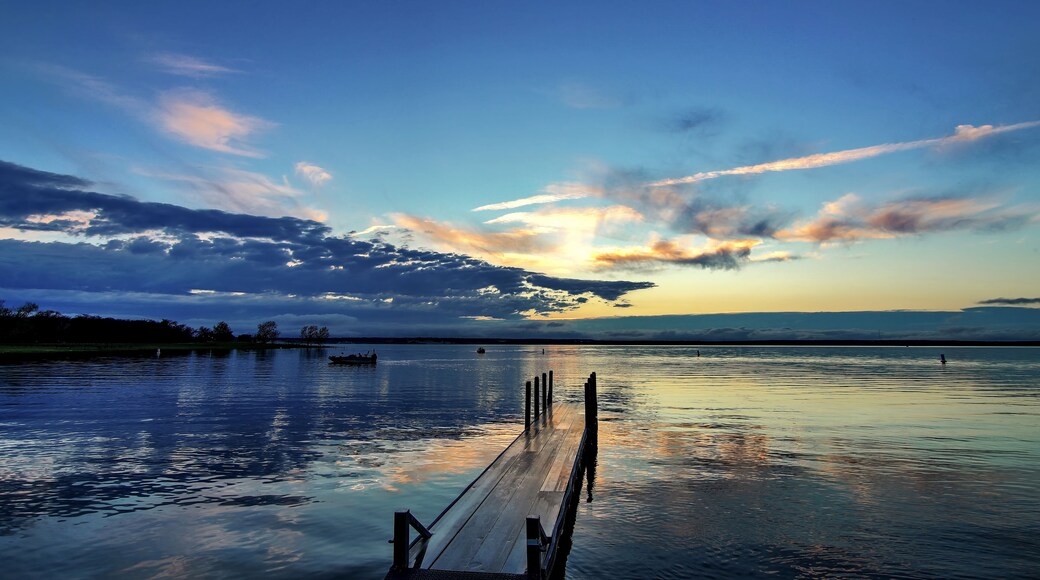 Sunset at Lake Whitney; Shutterstock ID 396637342; Purchase Order: -