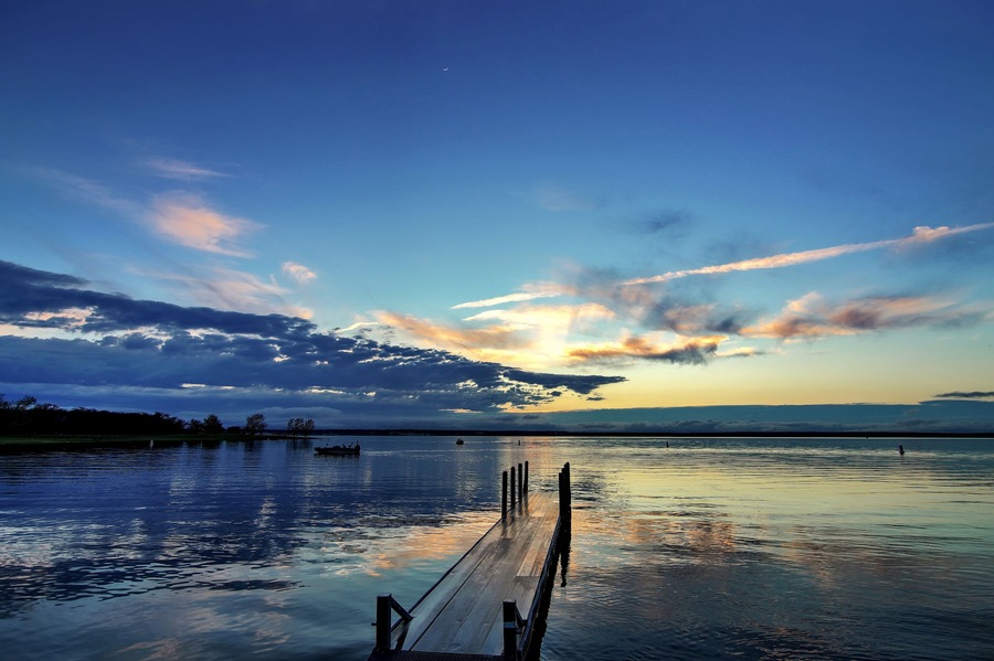 Sunset at Lake Whitney; Shutterstock ID 396637342; Purchase Order: -