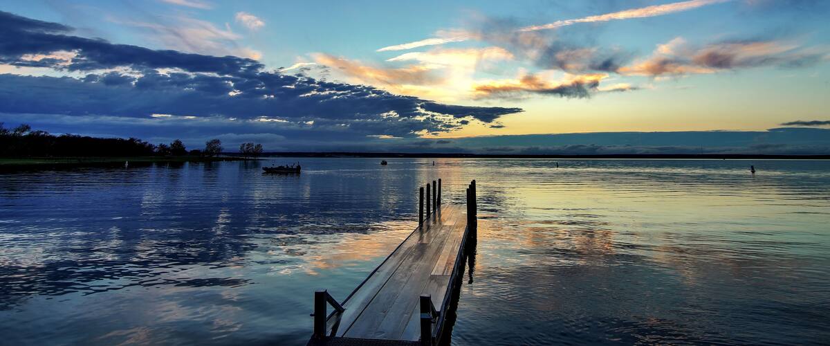 Sunset at Lake Whitney; Shutterstock ID 396637342; Purchase Order: -