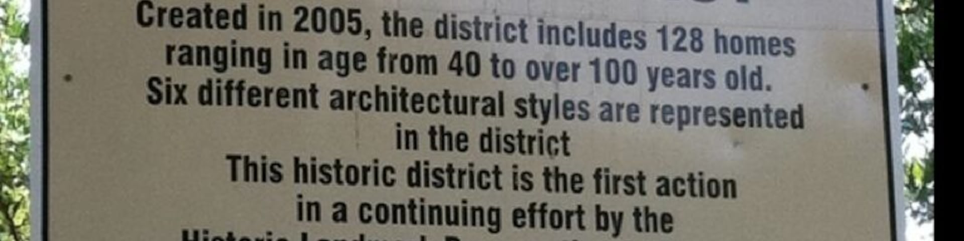 Restored older homes on a pretty little street in Texarkana.