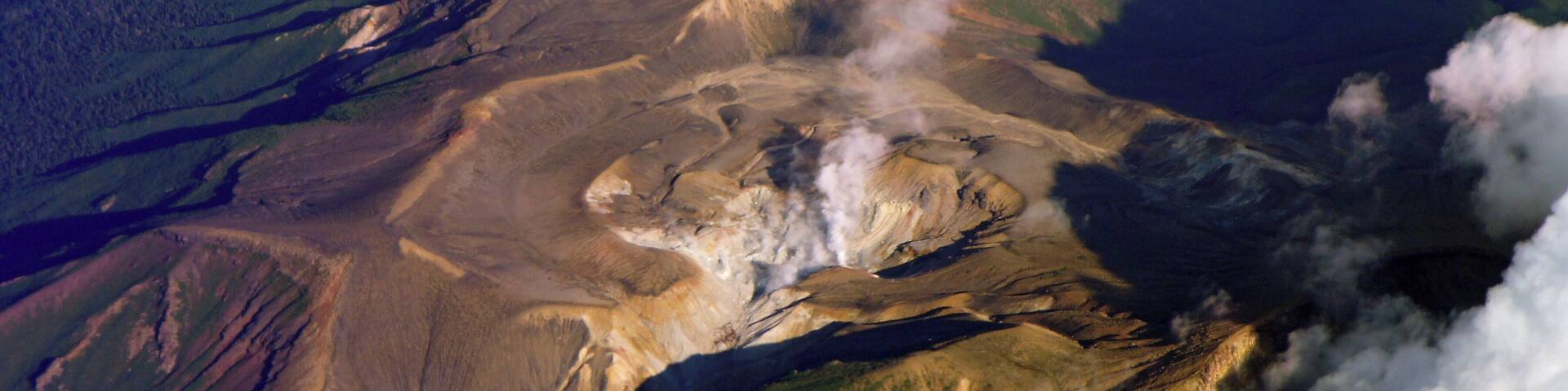 Mount Meakan in Hokkaido prefecture, Japan