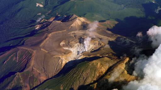 Mount Meakan in Hokkaido prefecture, Japan