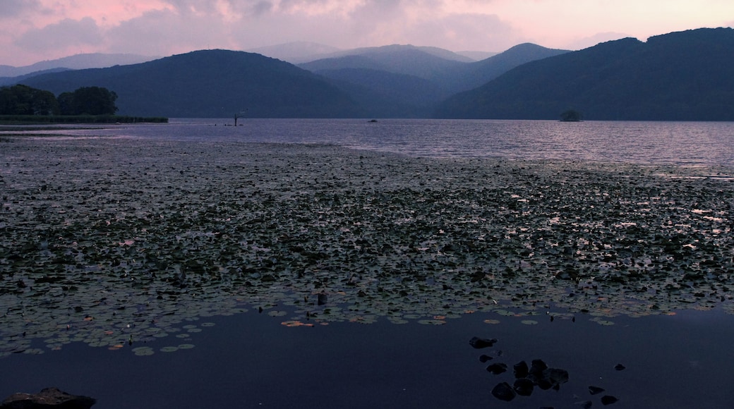 Konuma is the lake in Nanae, Hokkaido prefecture, Japan