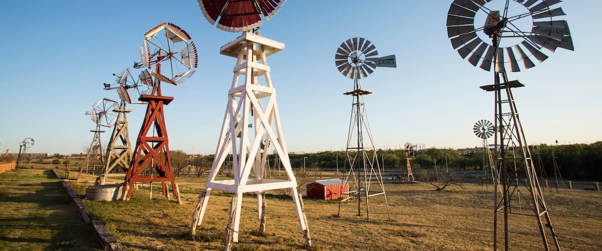 Lubbock featuring tranquil scenes and a windmill