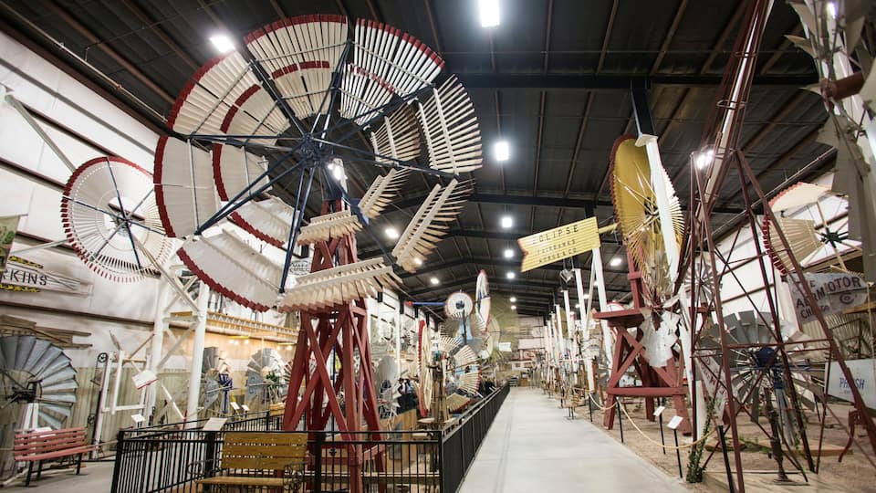 Lubbock featuring a windmill and interior views