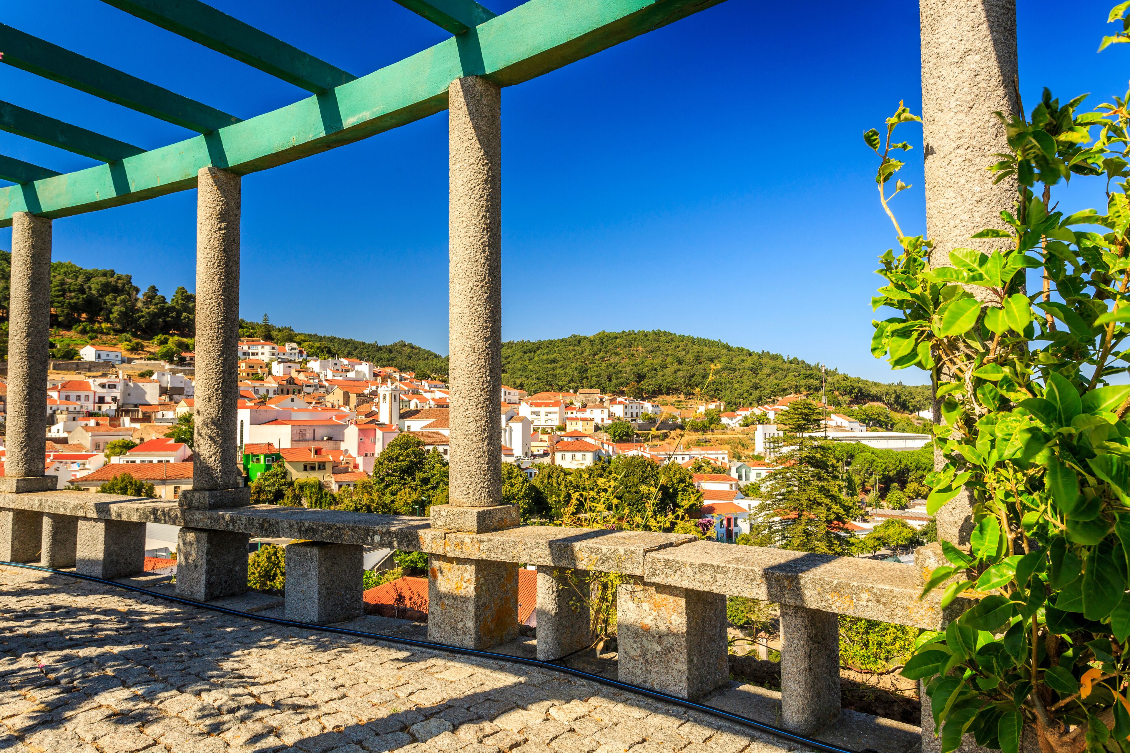 Charming Monchique in mountains of Algarve, Portugal