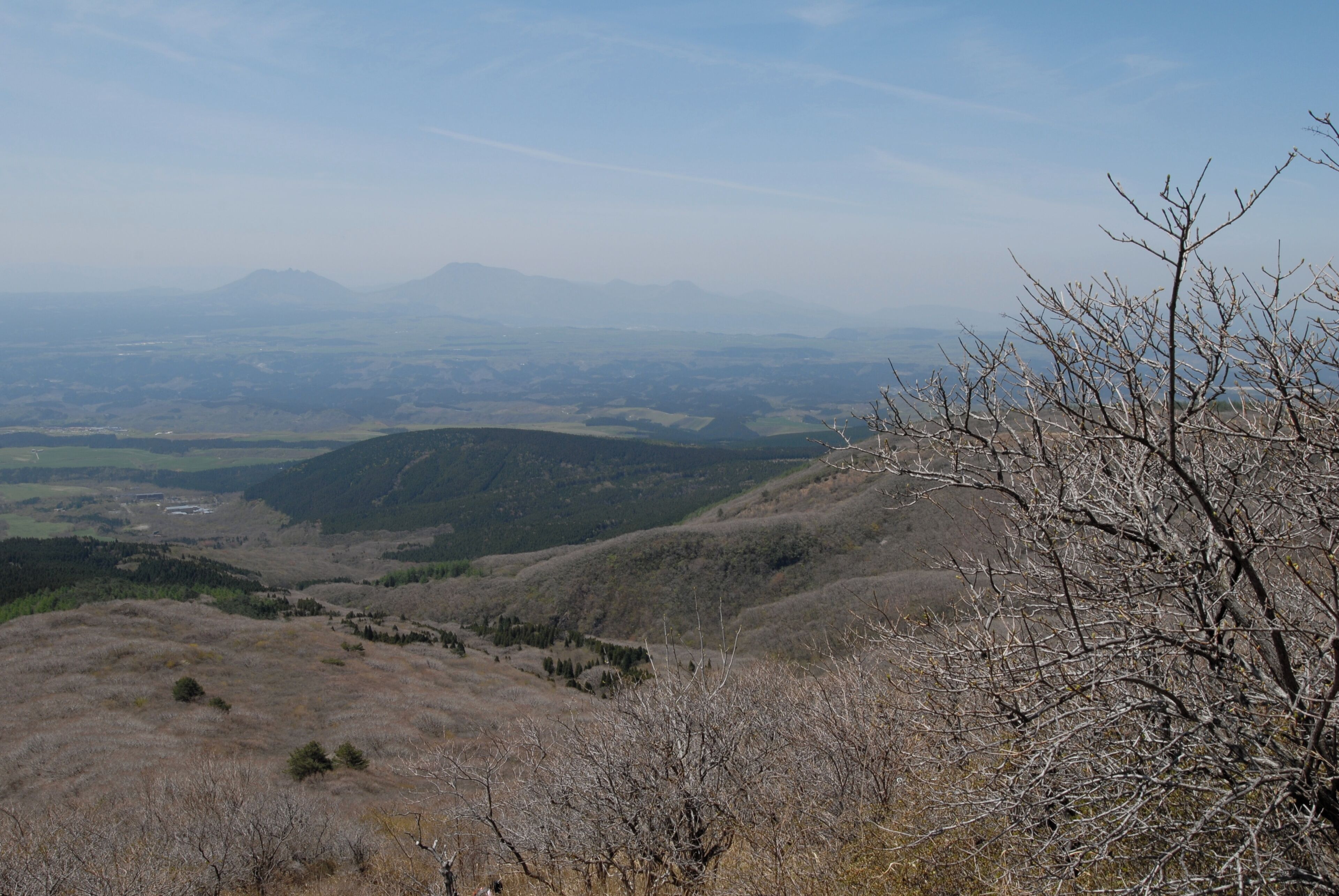 久住山から阿蘇方面