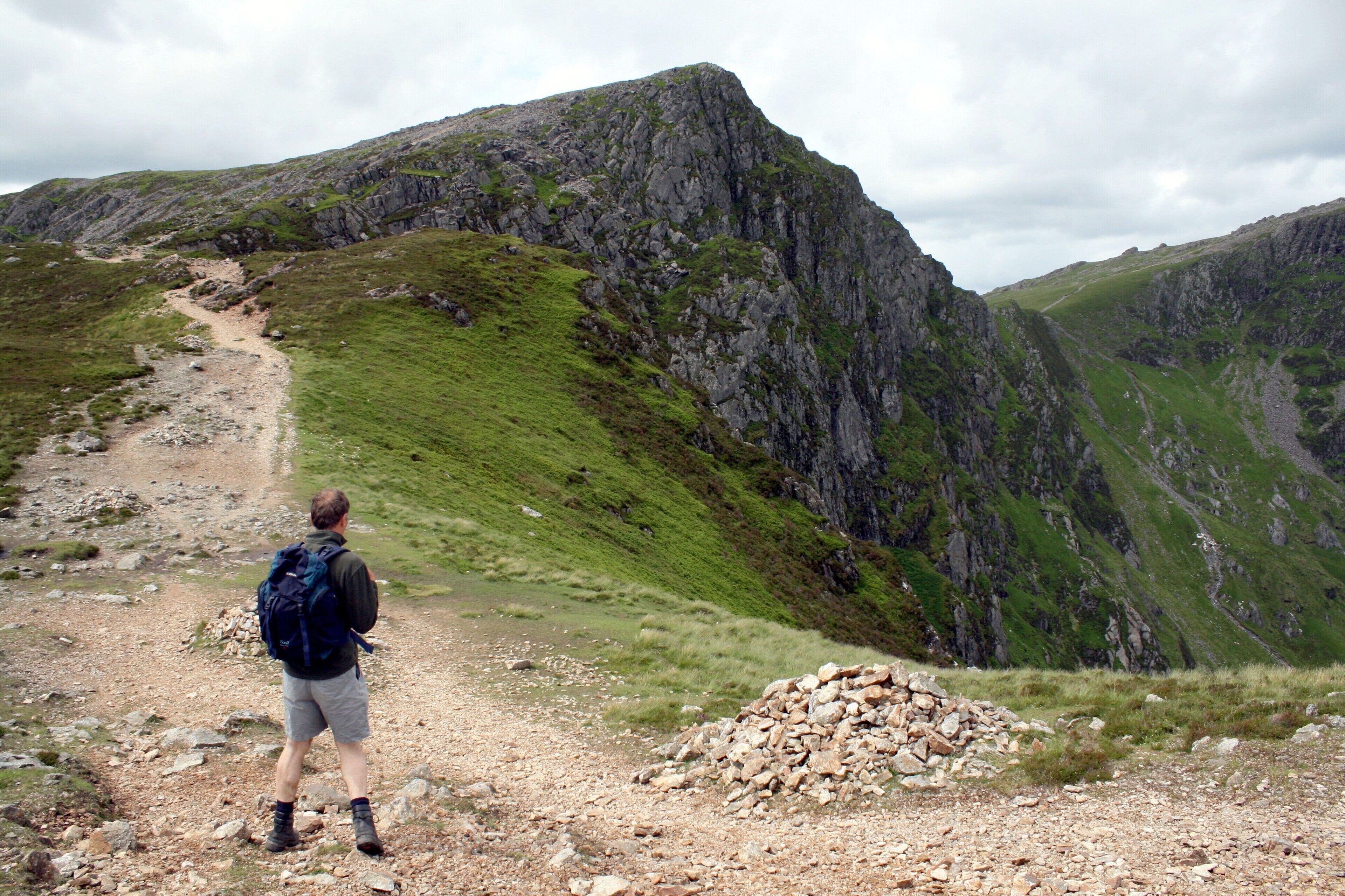 The Path To Cader Idris Craig Cau is ahead before the ascent is made to Cader Idris.