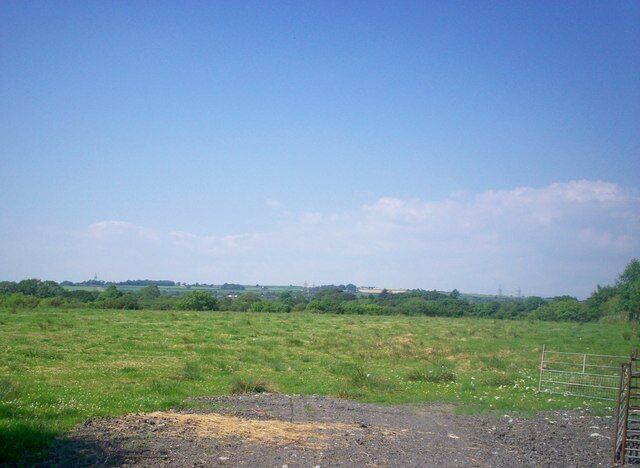 Overlooking Countryside towards Black Moor Farm, Ludchurch
