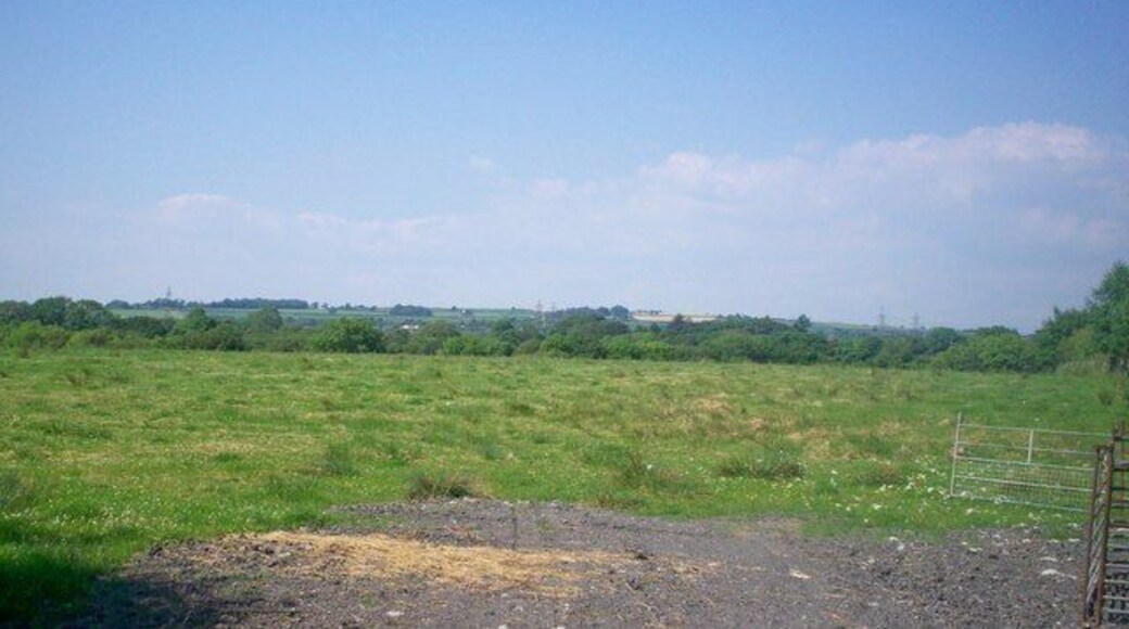 Overlooking Countryside towards Black Moor Farm, Ludchurch