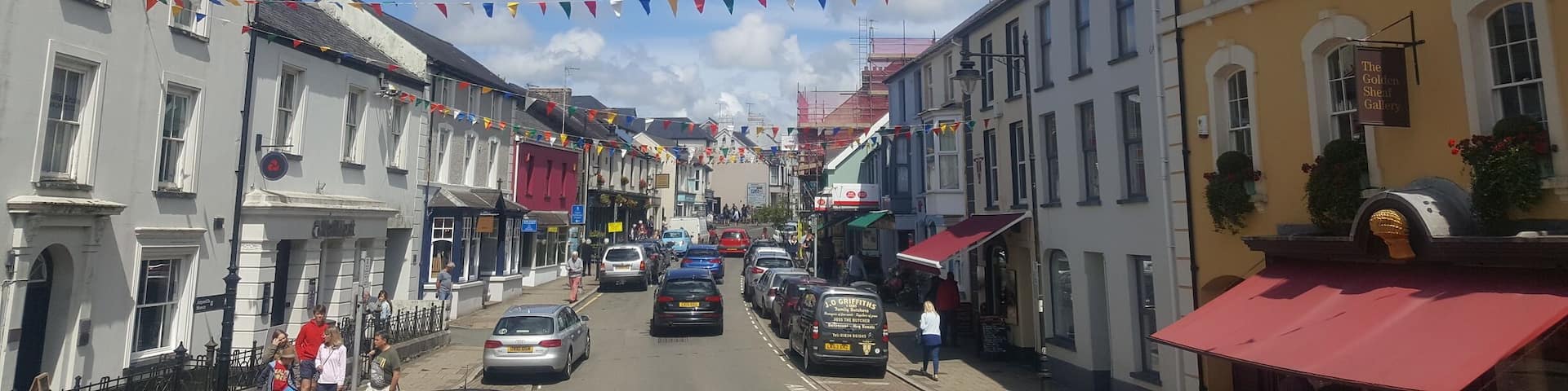 View from town hall #narberth #wales