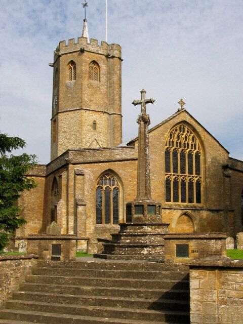 Parish church of SS Peter and Paul, South Petherton, Somerset, seen from the west