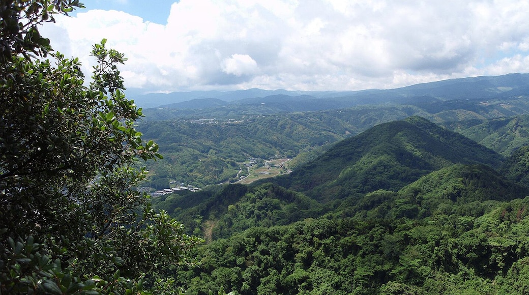 Daruma volcano viewed from the NE. Izu city and Numazu city, Shizuoka prefecture, Japan.