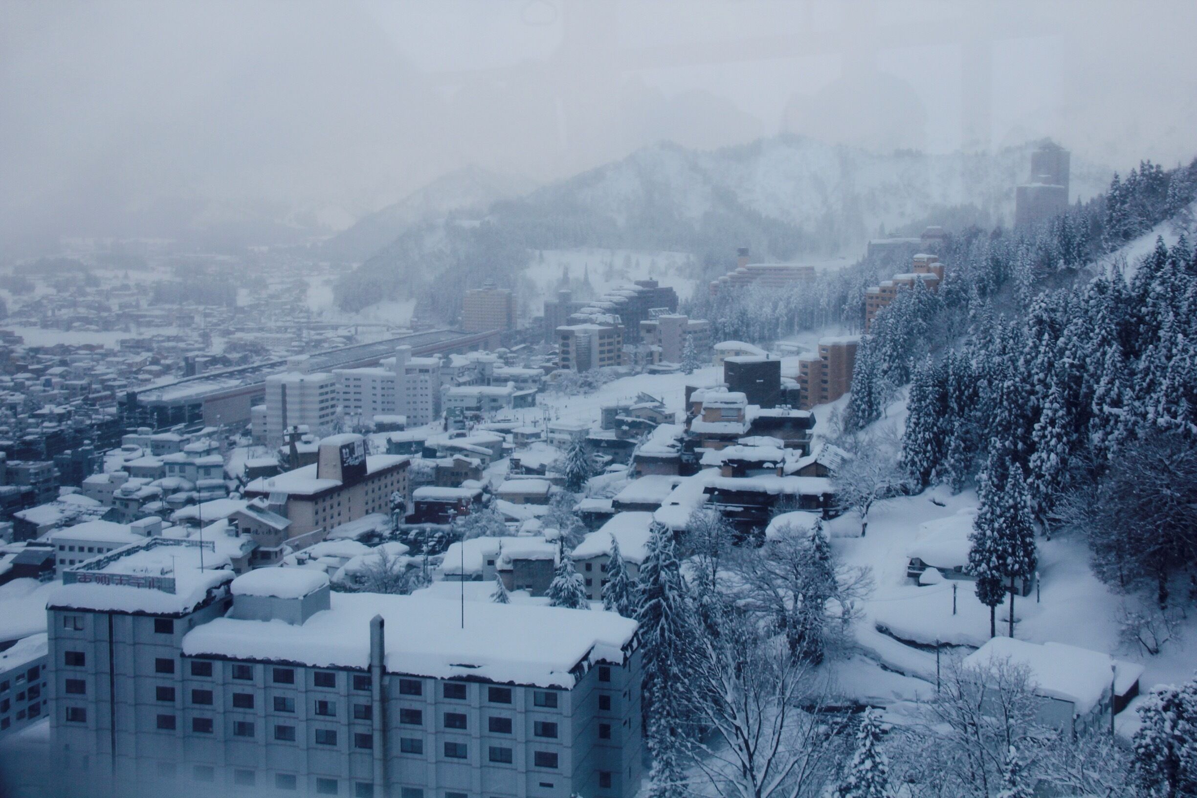 The mountain snow of Echigo, Yuzawa, Niigata, Japan