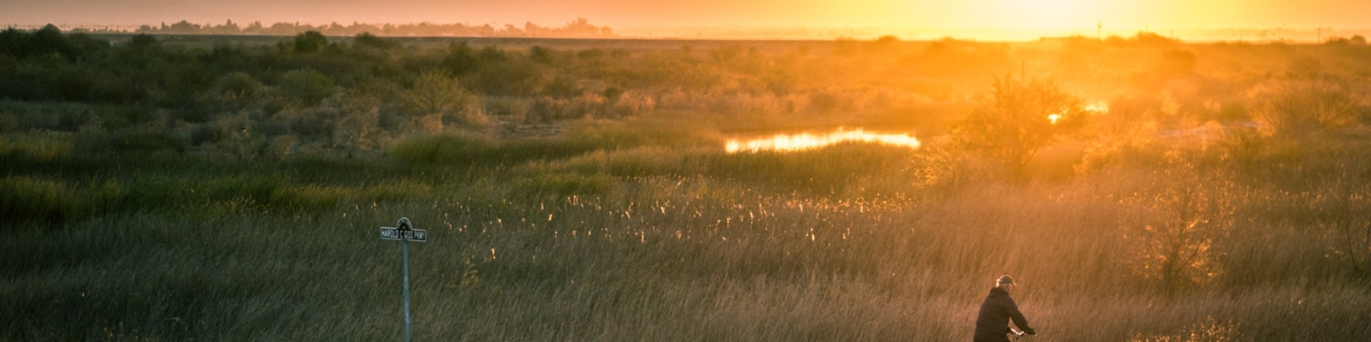 Yuma featuring a sunset, cycling and tranquil scenes