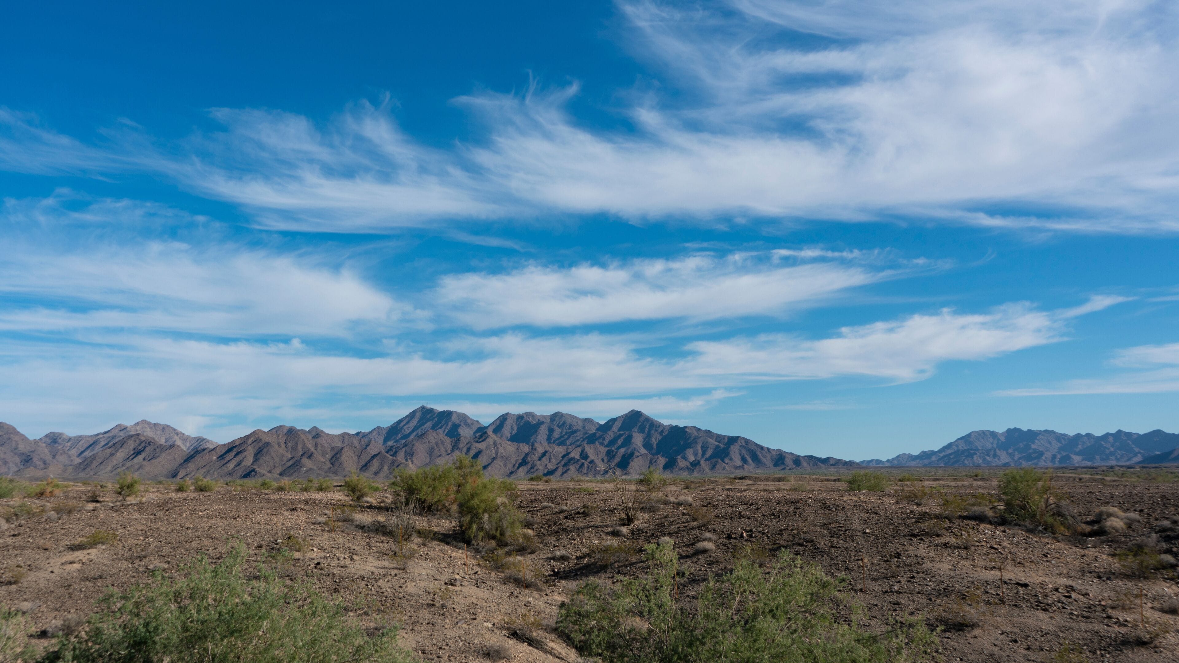 A Desert Mountain Landscape near Ehrenberg Arizona