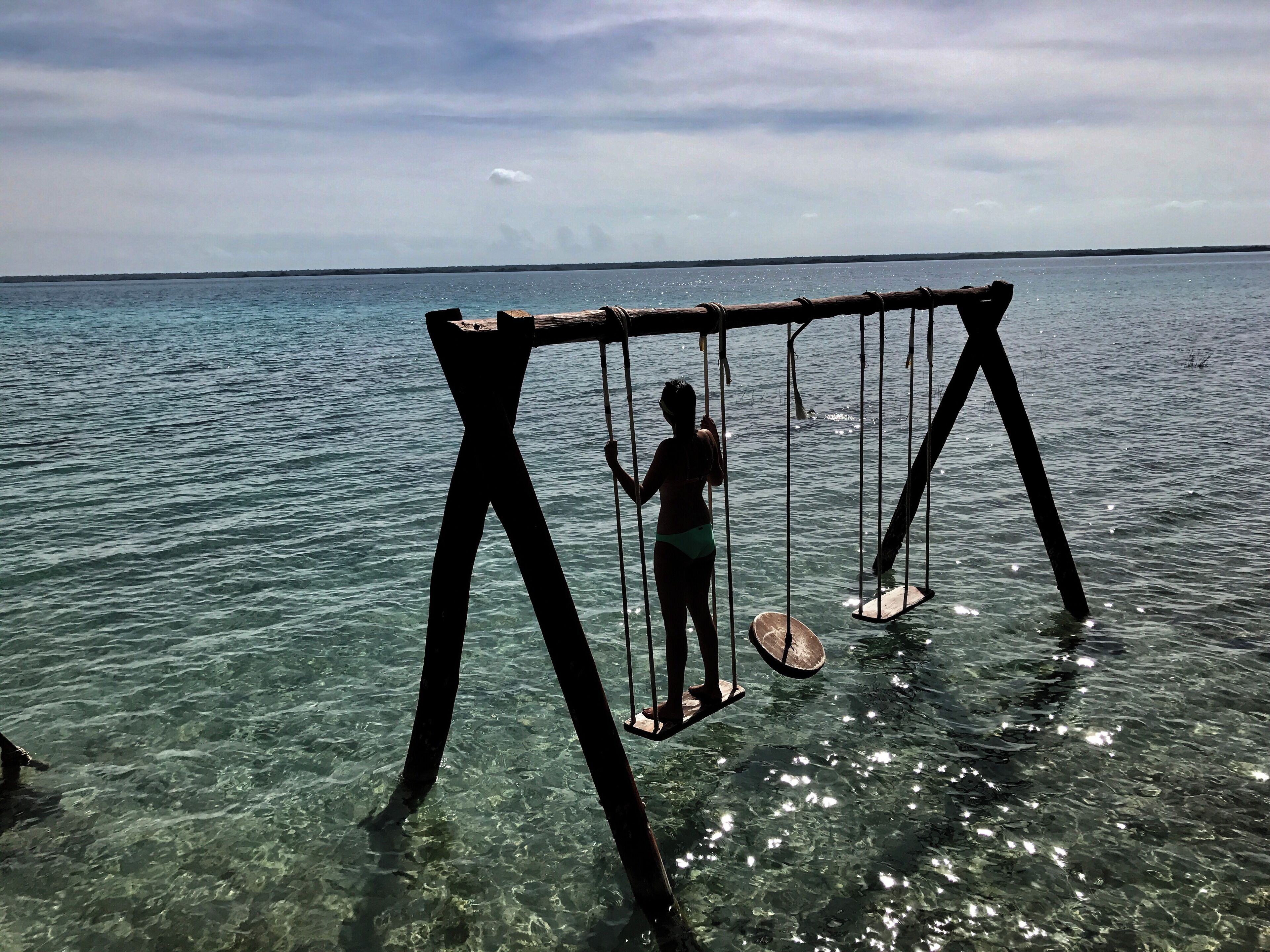 The Lagoon of the 7 colors, the second largest in Mexico, reflects all the shades of blue and turquoise as it flows toward the Caribbean Sea. #mexico #bacalar #lifeatexpedia