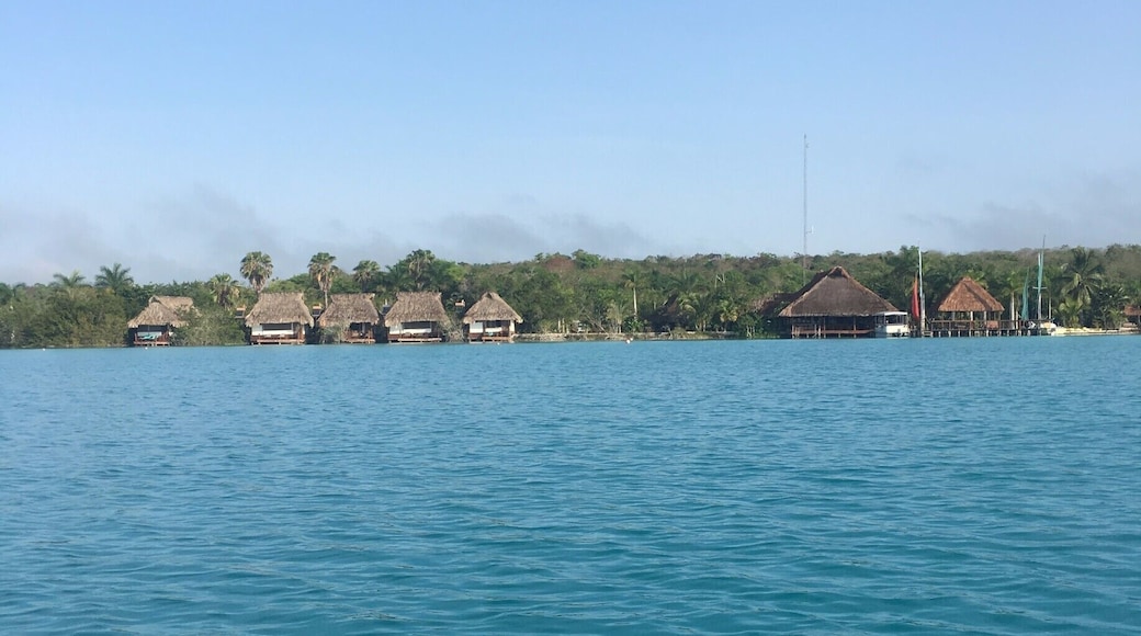 One of my favorite things to do while on vacation...is to go kayaking. It's a great way to take a break, slow things down, and see things from afar. So appreciate your awesome bungalows on the water, the beautiful blues in the water, grab a kayak and paddle away. #LifeAtExpedia