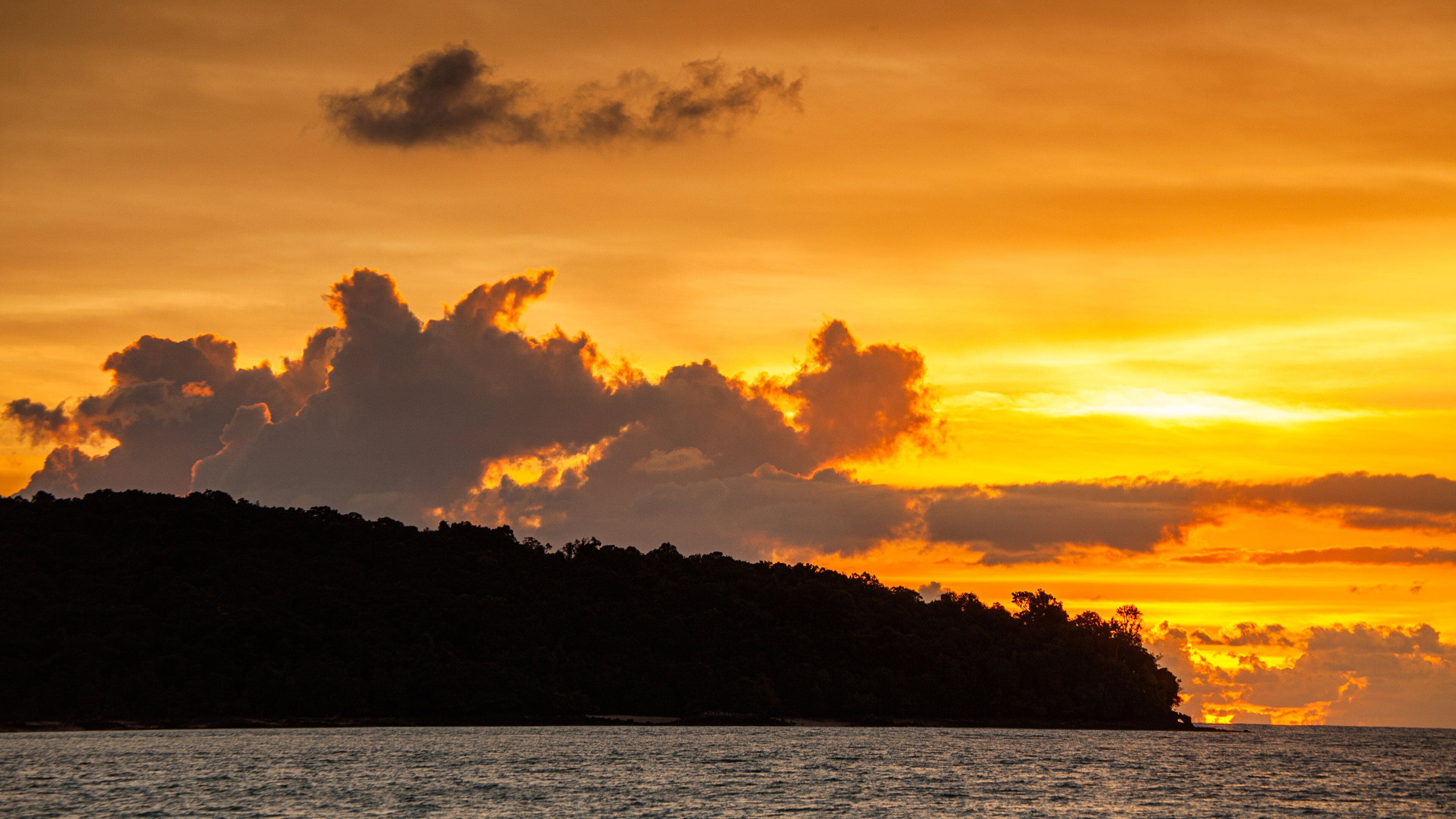 Kedah featuring a sunset and general coastal views