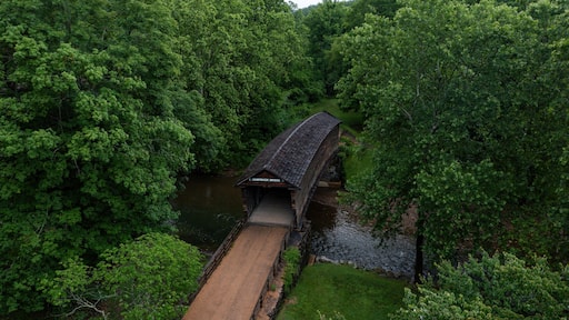 Humpback Covered Bridge - Multiple Kingpost Truss - Covington, Virginia