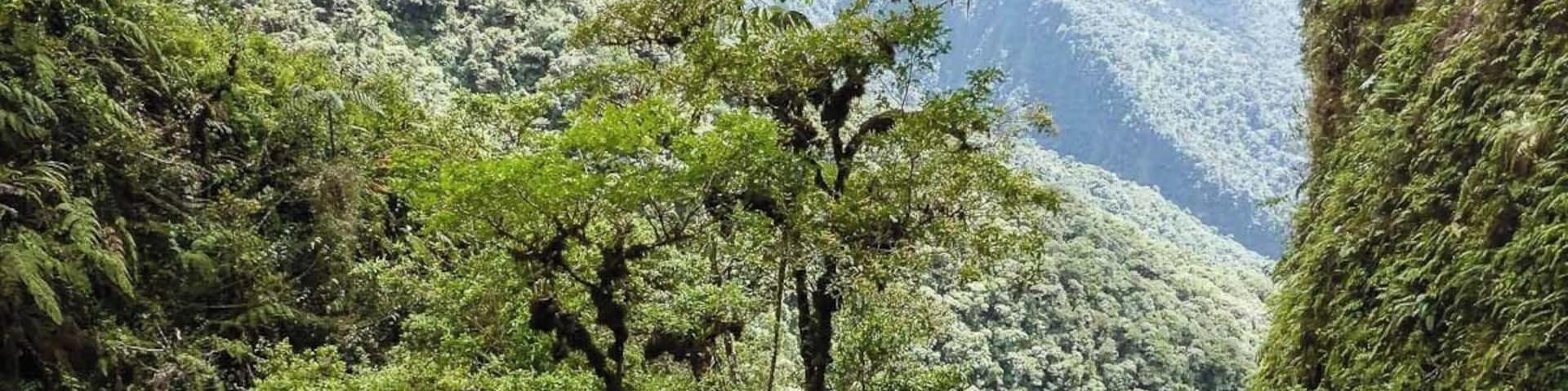 Death Road in Bolivia. Despite the dreadful name, the road offers mountain-bike enthusiasts a breathtaking scenery while they get the adrenaline rush of their lives. #Adventure