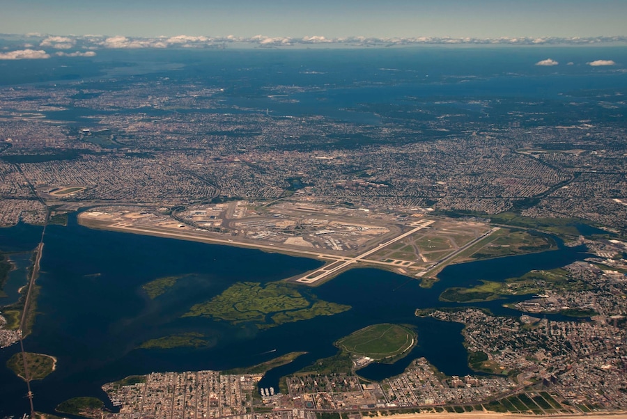 JFK International Airport from the air