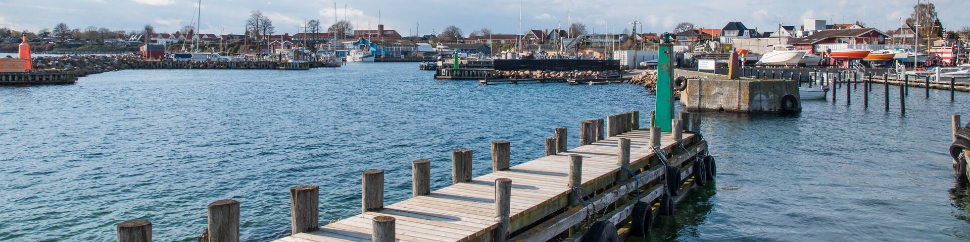 Port of Rodvig in Denmark