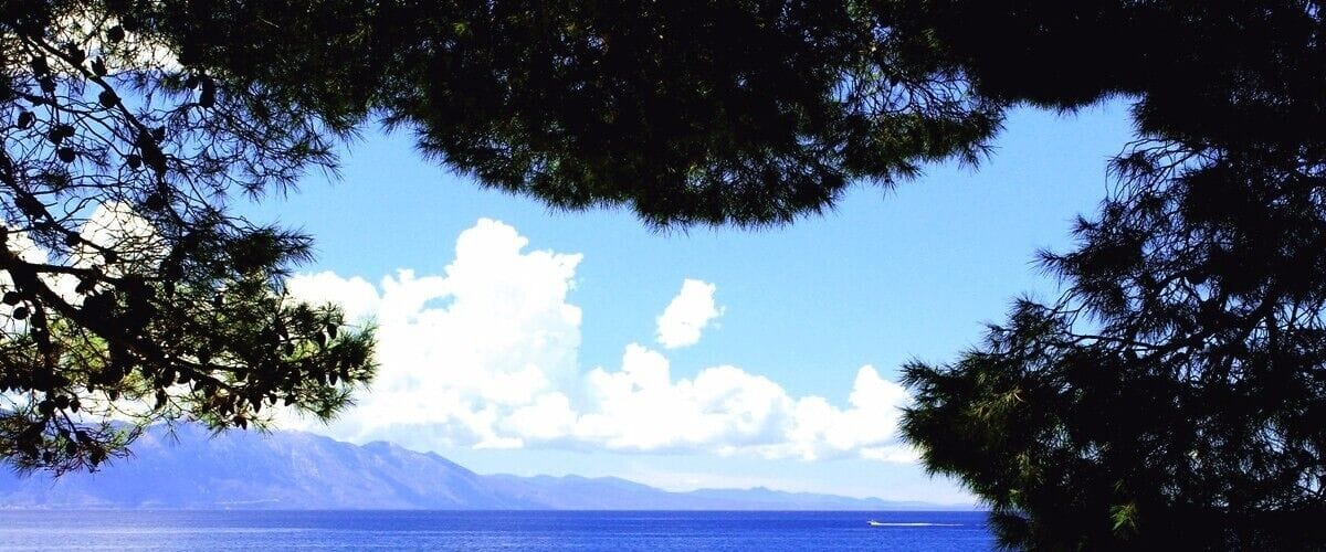 Blue at Adriatic Sea. Over the chanell are peninsula Pelješac and island Korčula behind it.
#BVSBlue
