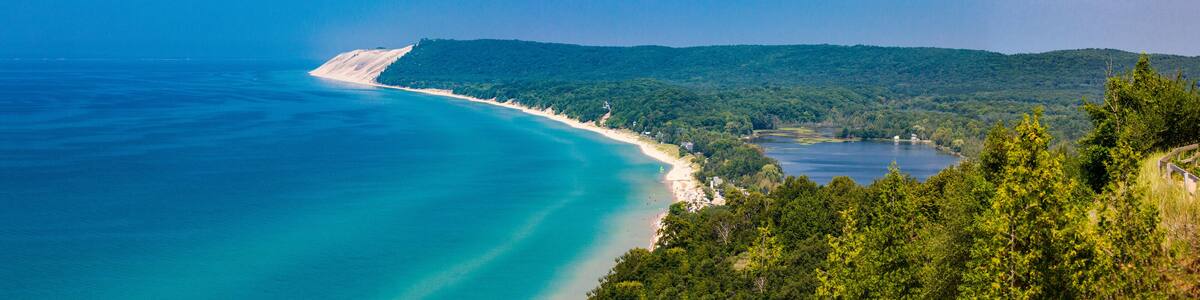 Empire Bluff Scenic Lookout, Empire Bluff Trail, Sleeping Bear Dunes National Lakeshore, Michigan