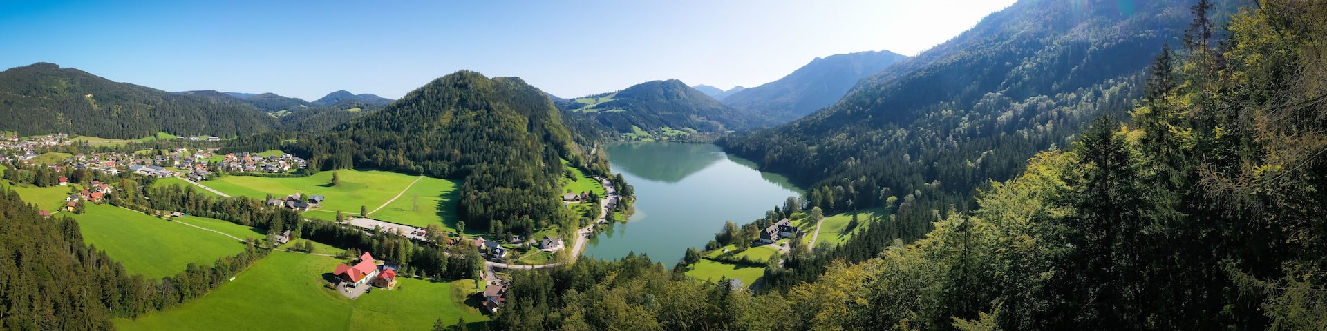 Lunzer See in the Ybbstal Alps.