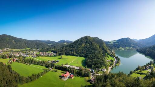 Lunzer See in the Ybbstal Alps.
