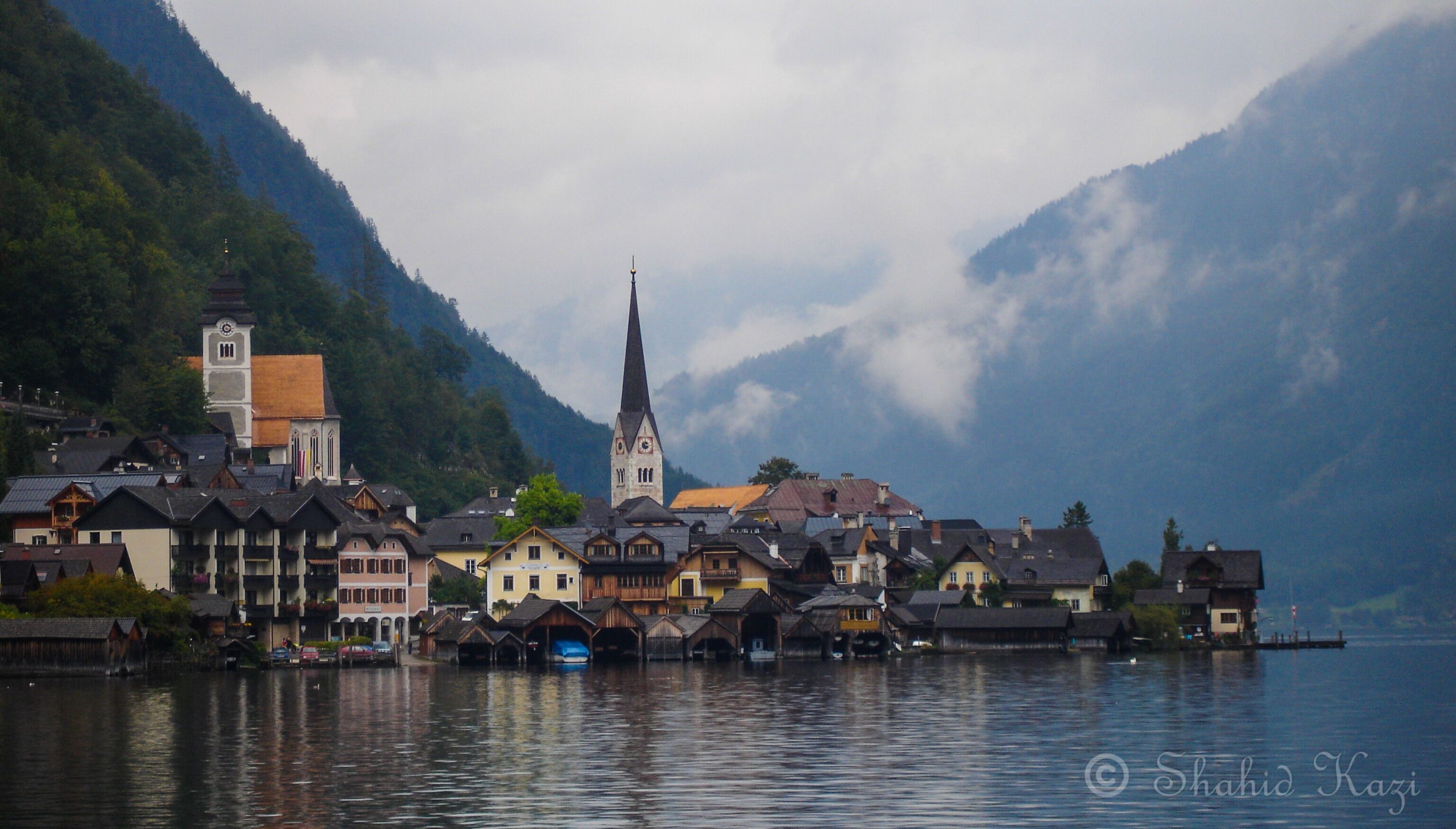 Beautiful quaint town of Halstatt

#nature #lake #mountain #summer